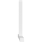 Ekena Millwork Portland Architectural Grade PVC Gable Bracket, 84"W x 45 1/2"H x 4"D x 4"F, 13/12 Pitch GBP084X46X0404POR00 - alternate 5